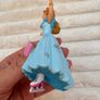 Papo Blue Princess Skating Figure 2016 Figure Skater Ice Skates Crown approx. 10 cm. Used Please see photos Image 6