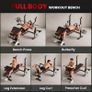HOMCOM Multi-Function Weight Bench with Rack (Great Condition) Image 7