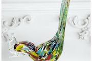 Italian Murano Art Glass Rooster H 32 cms