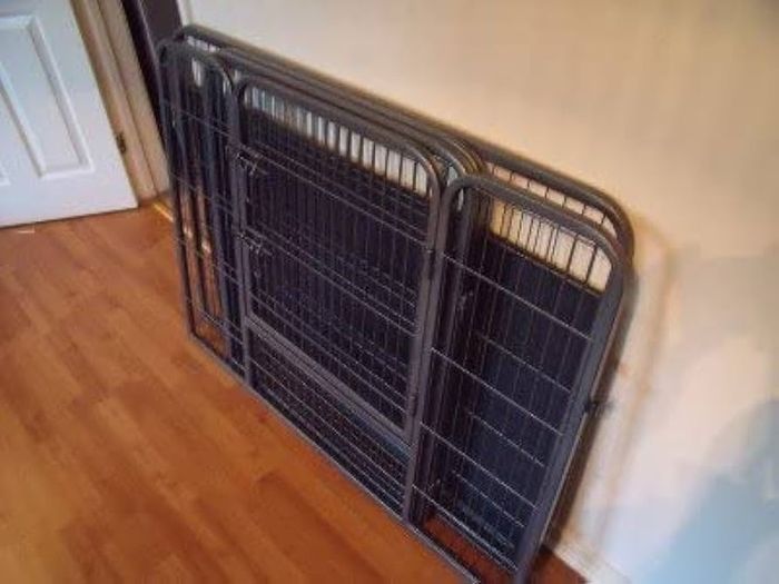 SALE Heavy Duty Whelping Pen With Abs Tray Puppy Play Pen Puppies Cage Crate Cartes Cages Dog Training Playpen for Dogs and puppies (Medium)