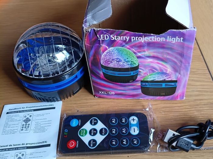 Child's Karaoke Machine &LED Light