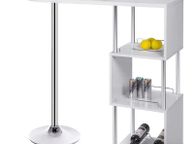 main image for ad BRAND NEW Light luxury modern minimalist bar table, bar table, dining table, with three shelf space wine rack