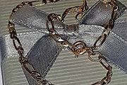 Pristine Vintage 9ct Gold Figaro Chain Bracelet