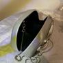 silver clutch bag Image 4