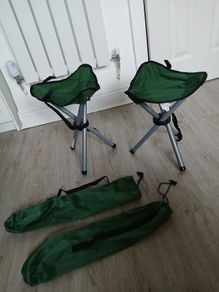 2 x  Camping stools 5e for 2