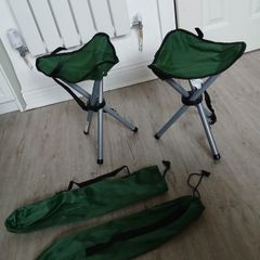 2 x  Camping stools 5e for 2