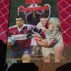 Ulster v Colomiers 1999 European Cup Final Rugby Programme