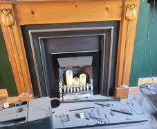 used fireplace