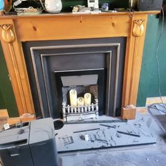 used fireplace