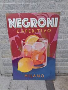 Bispoke Negroni drink poster