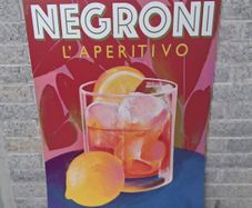 Bispoke Negroni drink poster