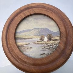 Irish cottage painting oils free postage