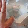 Traditional White Outdoor Garden Coach Lantern.  Brand New & Boxed Image 3
