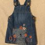 Denim Pinafore Dress And Top Set Image 5