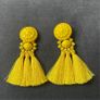 H&M Yellow Tassel Earrings! Image 2