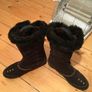 Ladies K Brand Wide fit Suede Boots, Size 7 Image 4