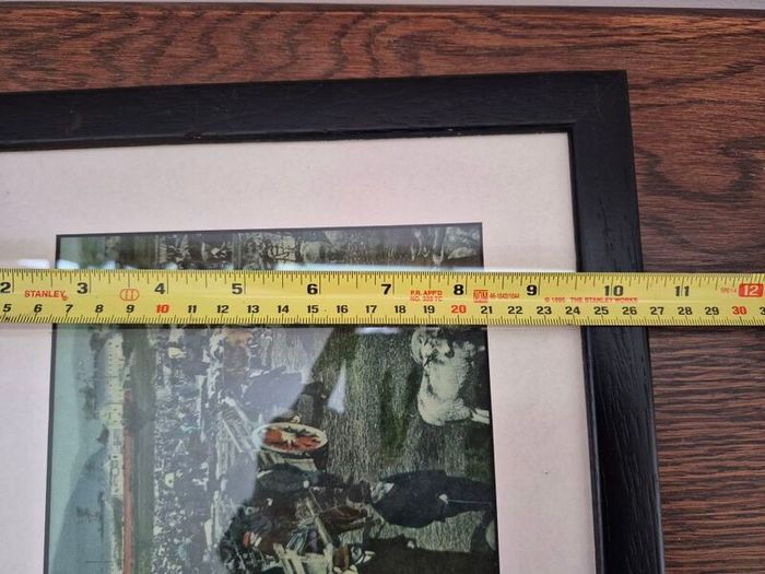 Title: Framed Vintage Dundalk Fair Green Historical Print 16" x 12"