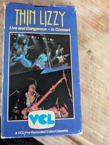 thin Lizzy live and dangerous vhs