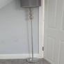 Grey & Chrome standing lamp Image 2