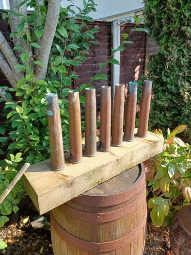 Brass Artillery Shells,Military, Antique