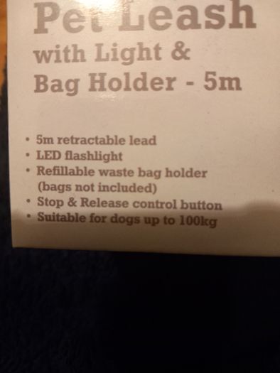 Retractable Pet Leash BNWT