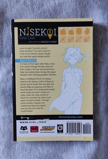 Nisekoi False Love vol.17 manga anime chitoge kirisaki onodera kosaki raku ichijou seishirou tsugumi