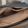 Classic Navy Faux Leather Crossbody Bag / Handbag Image 5