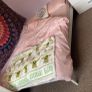 IKEA VEVELSTAD White standard double bed frame Image 6
