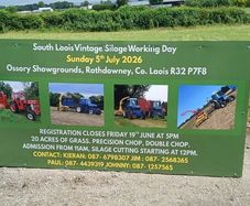 Vintage and    silage  harvester