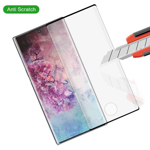 Samsung Galaxy Note 10+ Plus Tempered Glass 9D Curved Screen Full Coverage - FHT12SMTGF