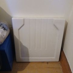 white ceramic dish drainer