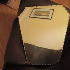 1930's Beveled Mirror 24" X 14"