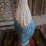 Vintage Wooden Statue/Bell Jar Image 6