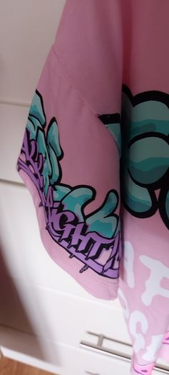 Girls Top Graffiti T-shirt 13-14yrs From Zara-new!