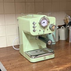 Swan retro Espresso coffee machine - Pistachio