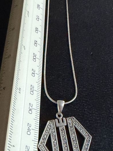 silver necklace