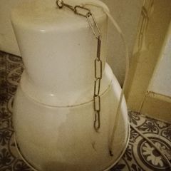 Large Vintage IKEA Metal Pendant Light Shade
