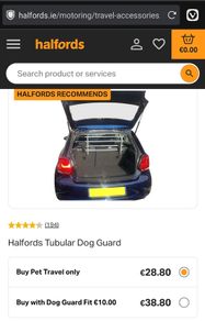 Dog Guard - Car Rack