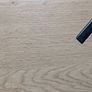 oak & black metal legs coffee table Image 5