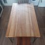 Solid Wood Table with Pinned Legs Image 8