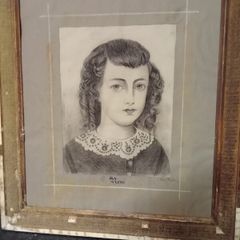 Vintage Picture/ Sketch. RENE