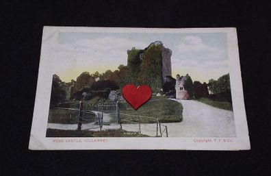 Ireland Postcard : Ross Castle , Killarney , Co. Kerry - 1900s - Hand Tinted