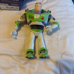 Vintage Talking Buzz Lightyear Action Figure Toy Story Large 12 Inch Retro Buzz