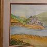 Signed Watercolour of Eilean Donan castle Framed Image 7