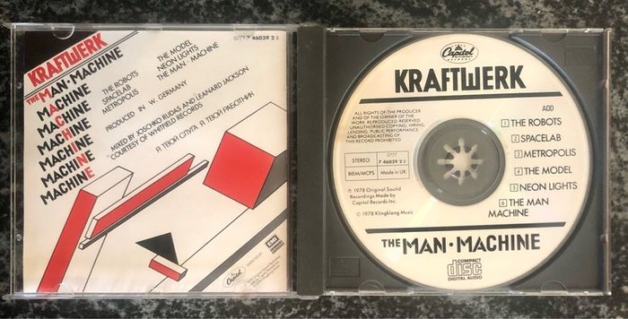 Kraftwerk Man Machine CD