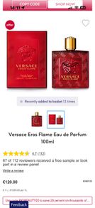 Versace Eros Flame 100ml parfum for him