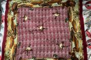Large scarf with bird motif