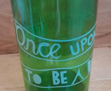 Two Tumblers, Glass made from wine bottle