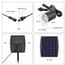 8 Solar Deck LED Lights (warm white) IP65 Image 2