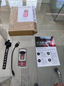 See.Sense Icon3 -  Rear Cycle Light - As New